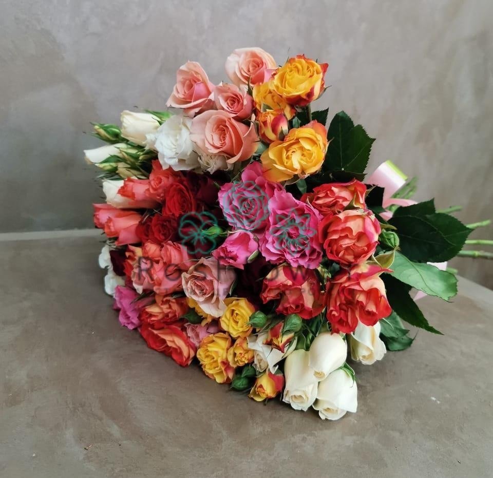 Букет цветов из: Розы в Стройкерамика