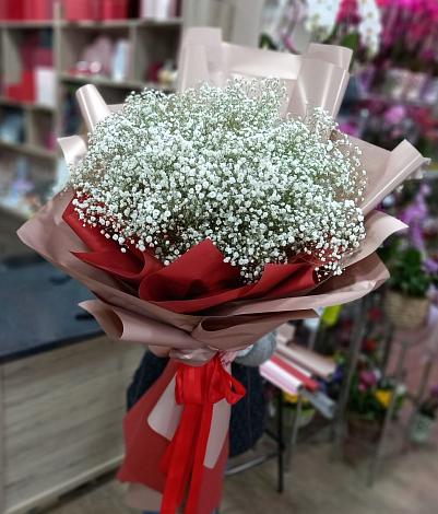Букет цветов из: Гипсофила в Стройкерамика