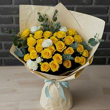 Букет цветов из:  Розы в Стройкерамика