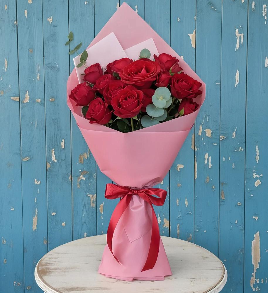 Букет цветов из: Розы в Стройкерамика