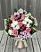 Букет цветов из: Альстромерии, Гвоздики, Розы и Хризантемы в Стройкерамика