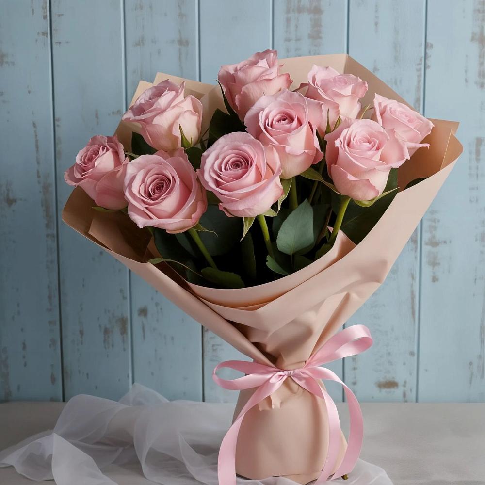 Букет цветов из: Розы в Стройкерамика