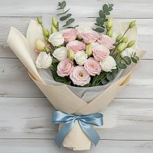 Букет цветов из:  Лизиантусы в Стройкерамика