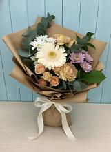 Букет цветов из:  Герберы и Хризантемы #REPLACE_PRED# Стройкерамика