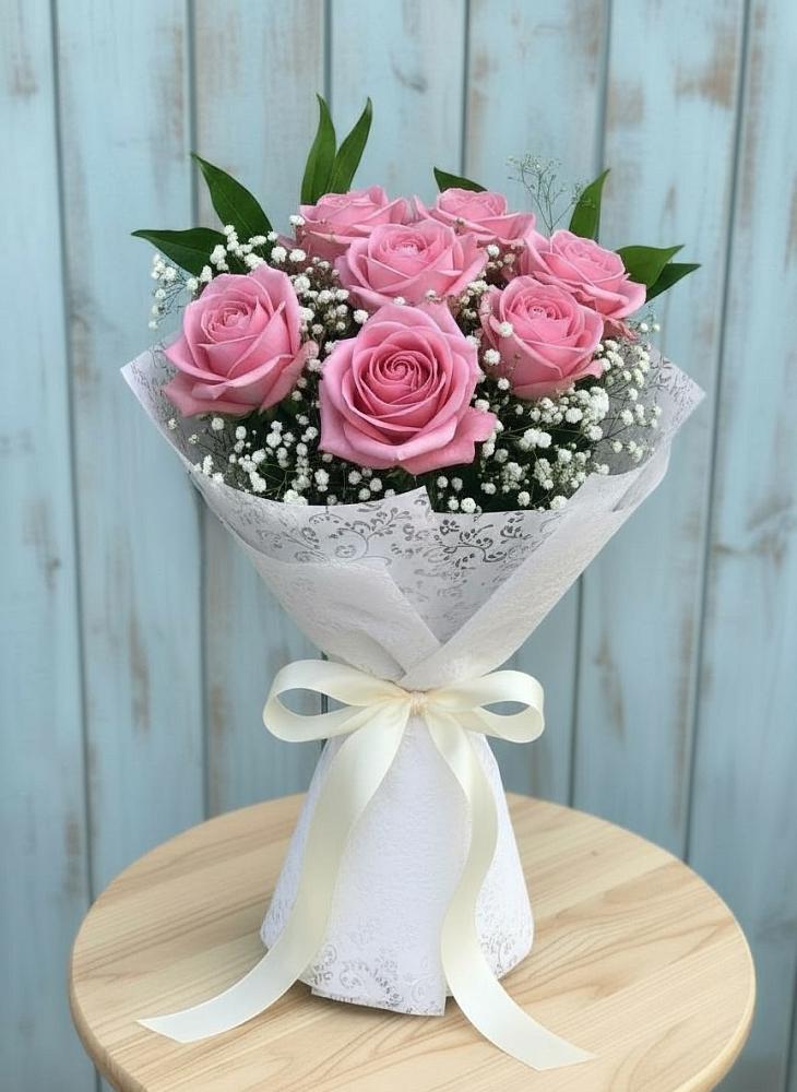 Букет цветов из: Розы в Стройкерамика