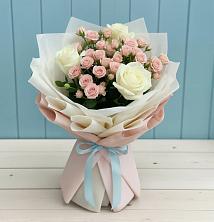 Букет цветов из:  Розы в Стройкерамика