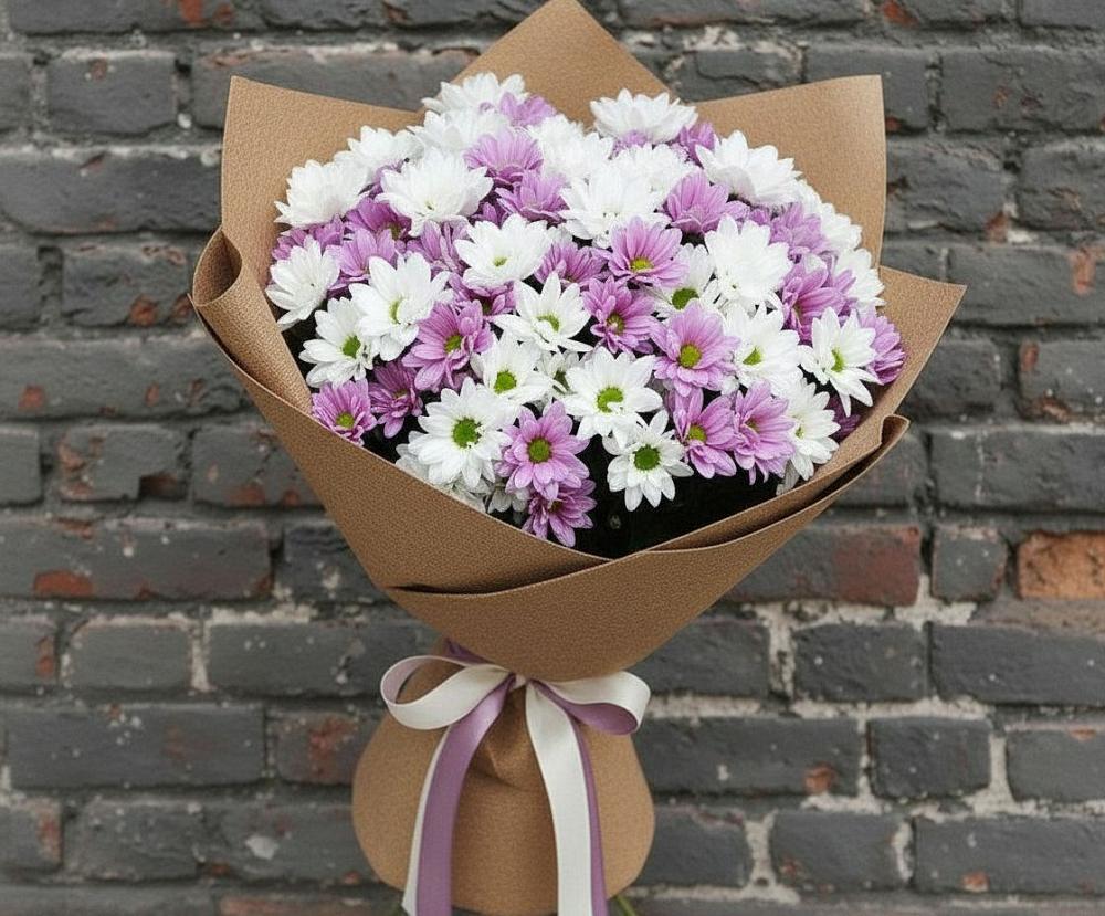 Букет цветов из: Хризантемы в Стройкерамика