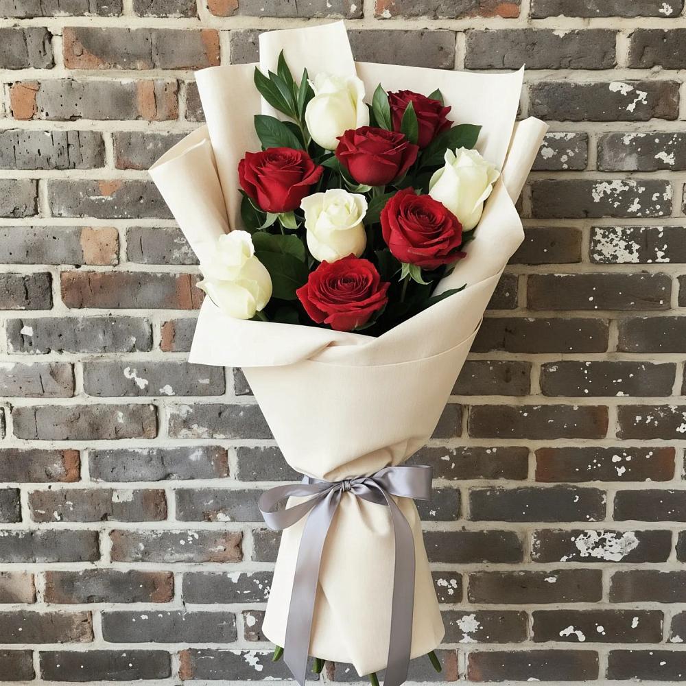 Букет цветов из: Розы в Стройкерамика