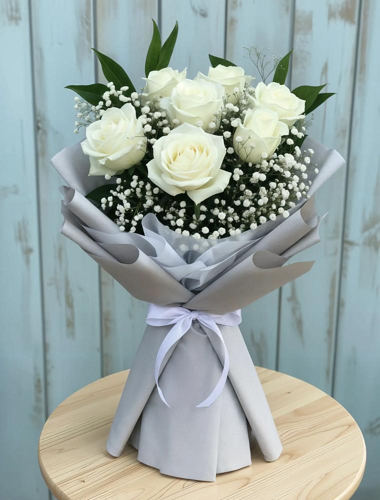 Букет цветов из: Розы в Стройкерамика