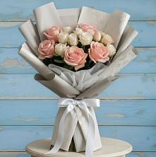 Букет цветов из:  Розы в Стройкерамика
