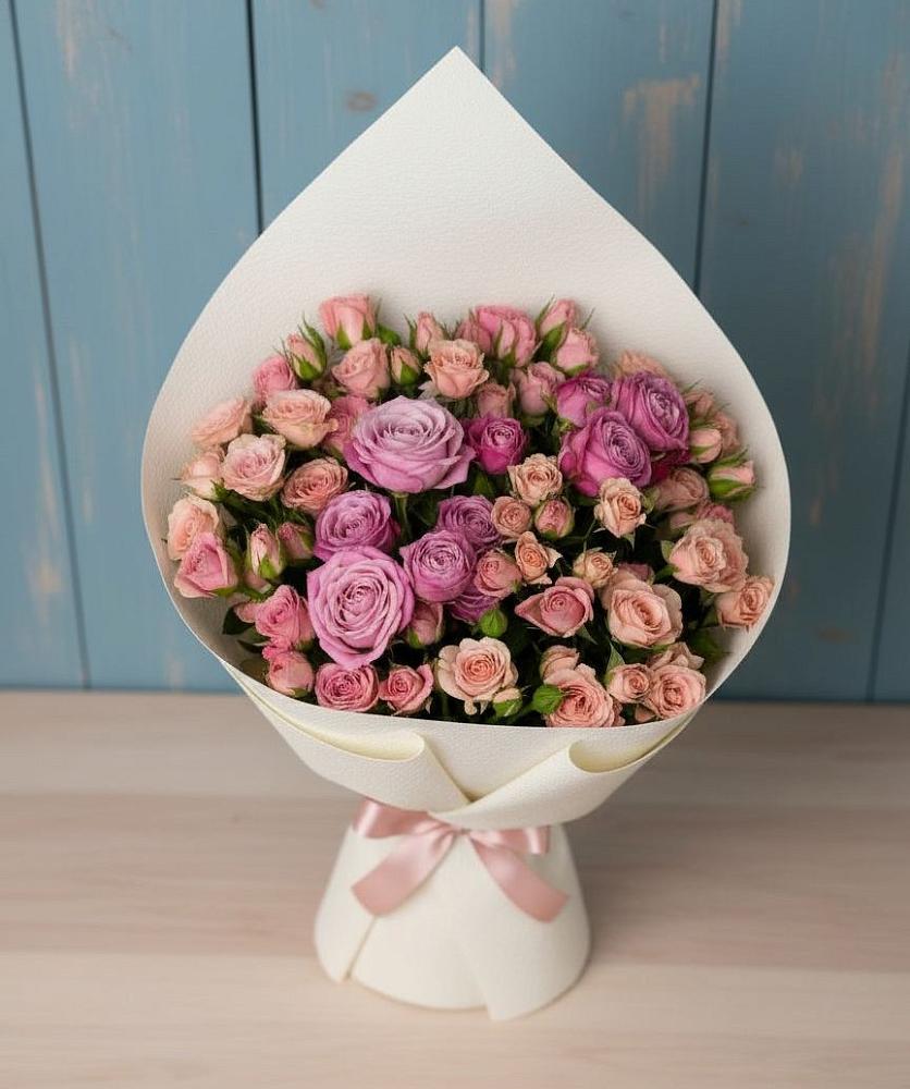 Букет цветов из: Розы в Стройкерамика