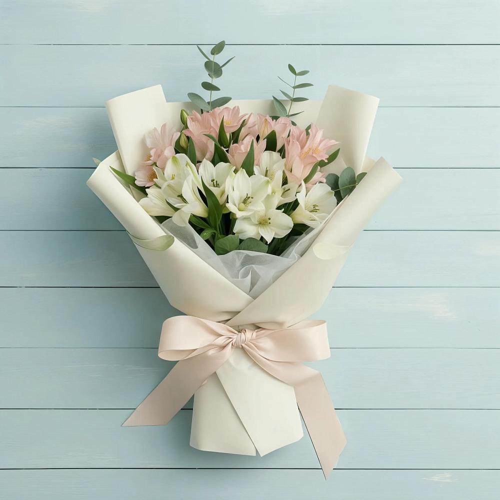 Букет цветов из: Альстромерии в Стройкерамика