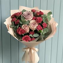 Букет цветов из:  Гвоздики и Розы #REPLACE_PRED# Стройкерамика