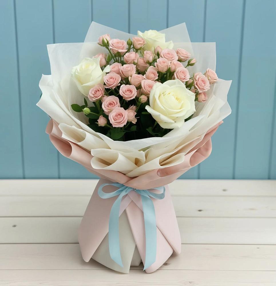 Букет цветов из: Розы в Стройкерамика