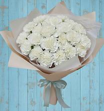 Букет цветов из:  Гвоздики в Стройкерамика